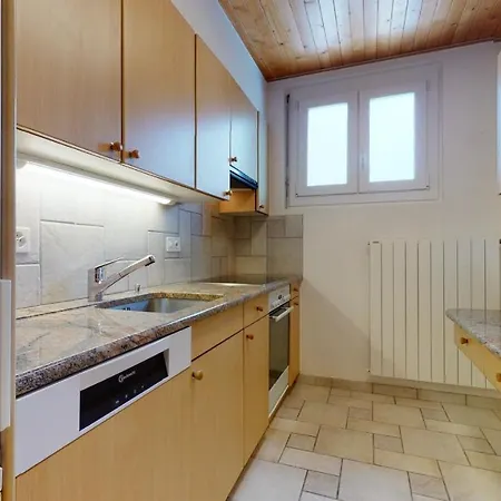 5min. From The Slopes Crans-montana, 2 Bedrooms, Covered Parking Lägenhet