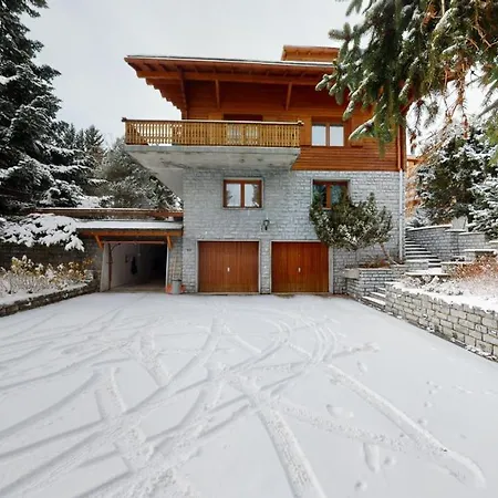5min. From The Slopes Crans-montana, 2 Bedrooms, Covered Parking 아파트